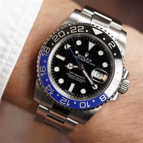 1990 rolex gmt batman|rolex gmt batman review.